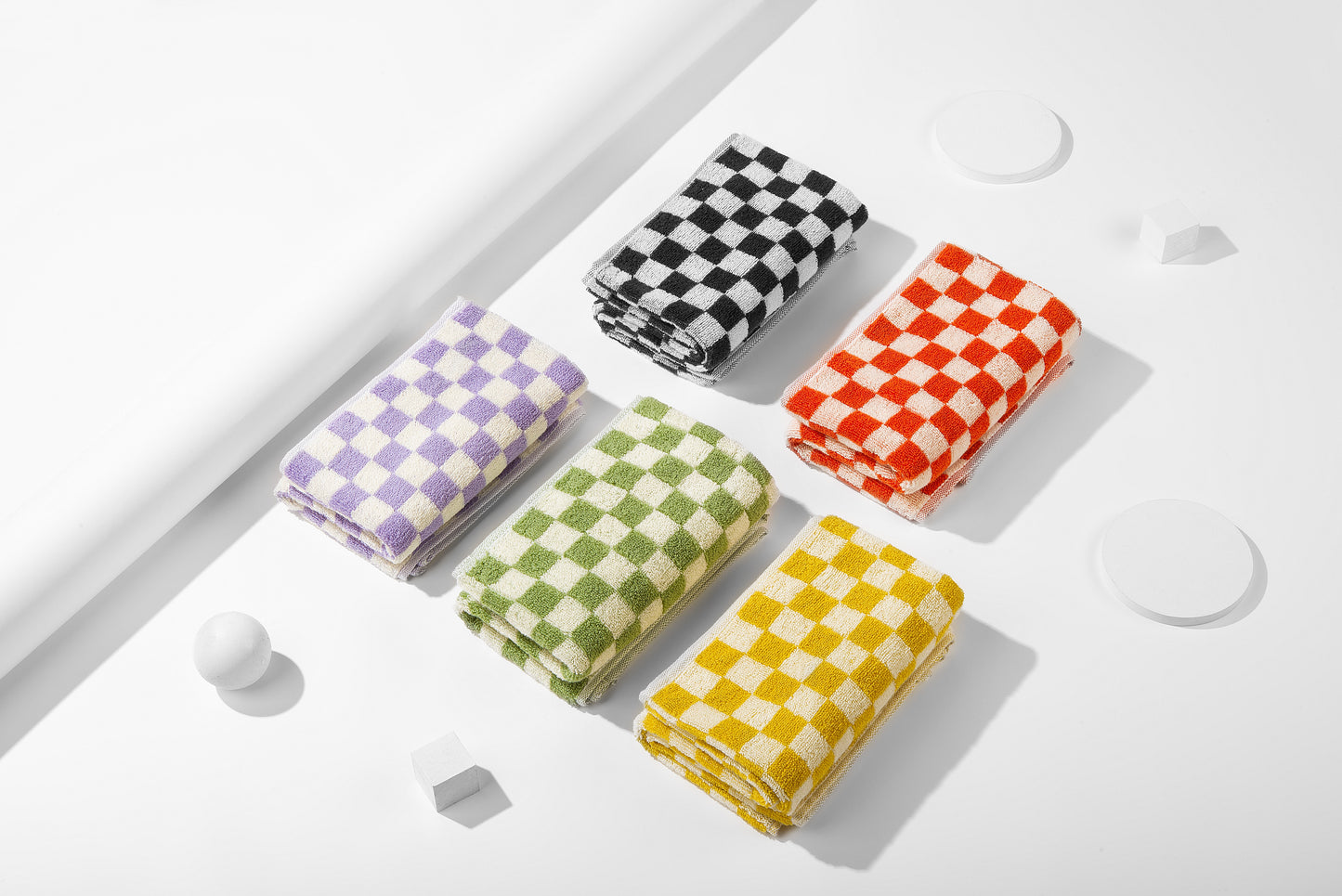 Cotton Hand Towels Set of 5 - 13 x 29 Inches