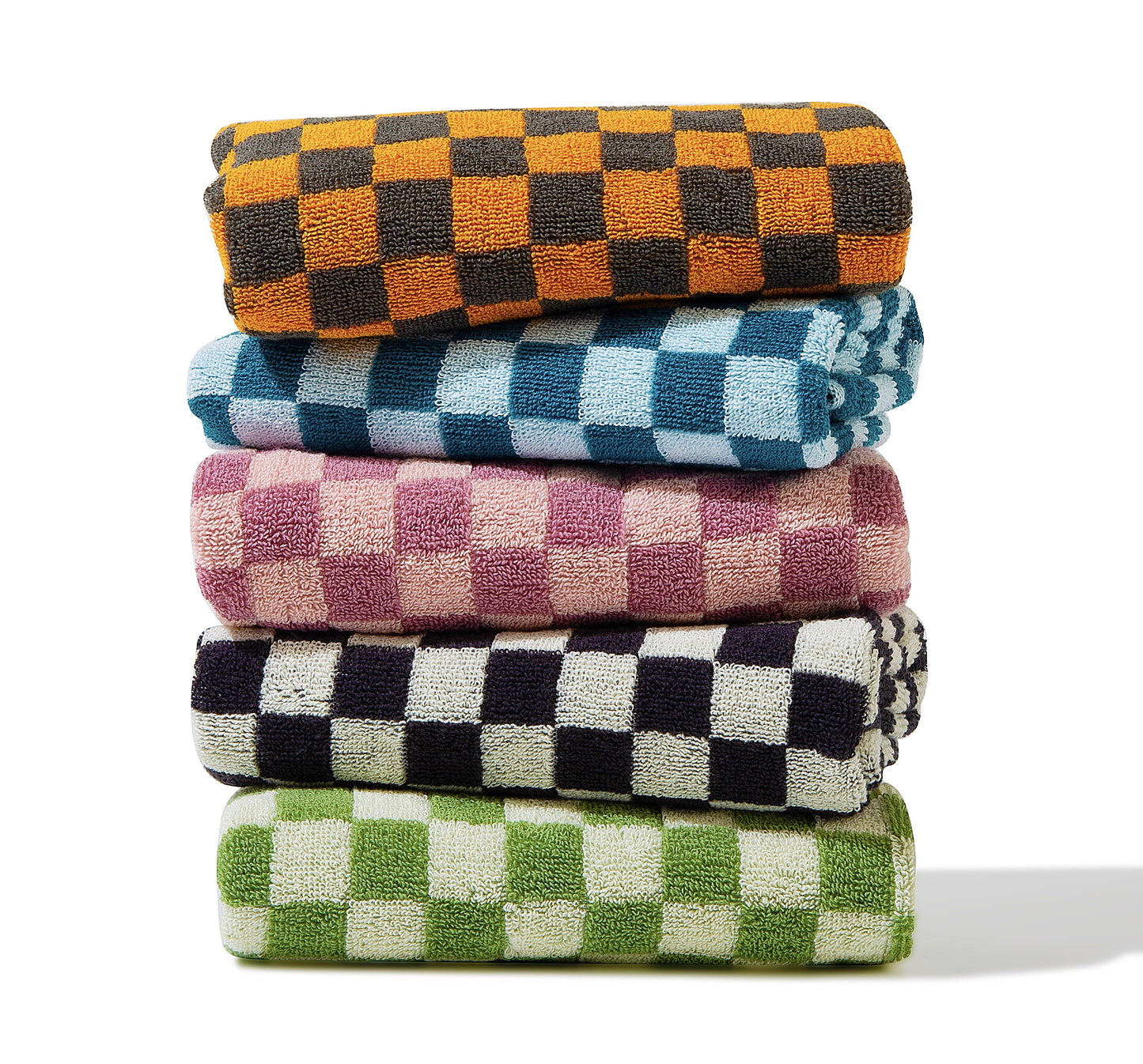 Hand Towels 5 Pack - Cotton Face Towels - 13 x 29 Inches